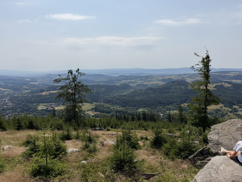 Widok na Sudety – mobilna wypożyczalnia e-bike Sudety Bike Center